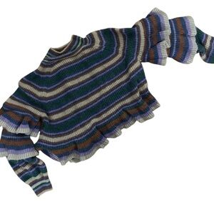 Tiered Sweater with amazing colors size small